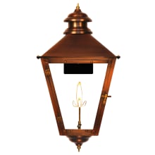 Adam Street Copper 32" Tall Natural Gas Outdoor Wall Sconce