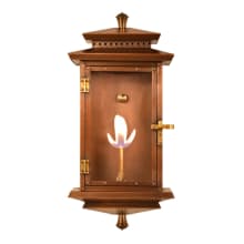 Traveler Copper 19" Tall Natural Gas Outdoor Wall Sconce