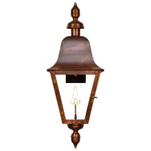 Belmont 30" Tall Outdoor Gas Wall Sconce