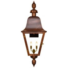 Belmont 2 Light 37" Tall Outdoor Wall Sconce