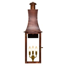 Churchill 3 Light 33" Tall Outdoor Wall Sconce