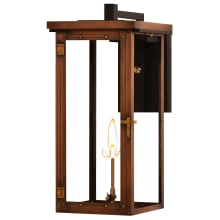 Dinardi 23" Tall Outdoor Gas Wall Sconce