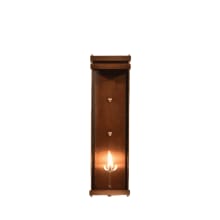 Austin 28" Tall Flush Mount Outdoor Gas Wall Sconce