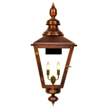 Franklin Street 2 Light 27" Tall Outdoor Wall Sconce