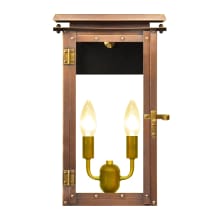 Hyland 2 Light 15" Tall Outdoor Wall Sconce