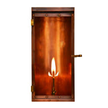 Luna 18" Tall Outdoor Gas Wall Sconce