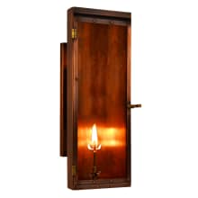 Luna 22" Tall Outdoor Gas Wall Sconce