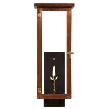 Moneo 27" Tall Copper Natural Gas Outdoor Wall Sconce