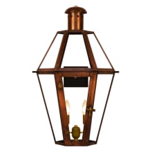 Mount Vernon 2 Light 20" Tall Outdoor Wall Sconce