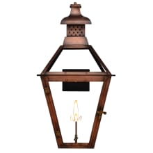 Pebble Hill 24" Tall Outdoor Gas Wall Sconce