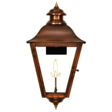 State Street Copper 20" Tall Natural Gas Outdoor Wall Sconce