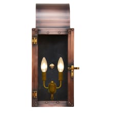 Whitney 2 Light 18" Tall Outdoor Wall Sconce