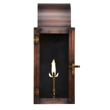 Whitney 18" Tall Outdoor Gas Wall Sconce