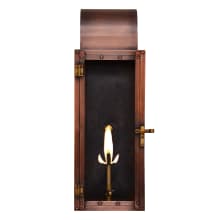 Whitney 21" Tall Outdoor Gas Wall Sconce