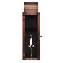 Whitney 24" Tall Outdoor Gas Wall Sconce