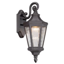 Hanford Pointe 19" Tall Ever-Pro LED Outdoor Wall Sconce with Clear Water Glass