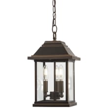 Mariner's Pointe 3 Light 8-3/4" Wide Outdoor Pendant with Clear Glass Shade