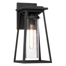 Lanister Court 1 Light 16" Tall Outdoor Wall Sconce with Clear Seeded Glass