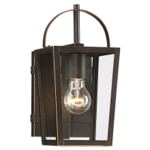 Rangeline 1 Light 11" Tall Outdoor Wall Sconce with Clear Glass