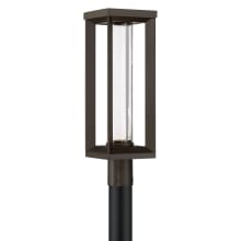 Shore Pointe 22" Tall LED Post Light with Clear Seeded Glass