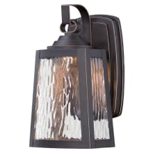 Talera 11" Tall LED Outdoor Wall Sconce with Clear Water Glass
