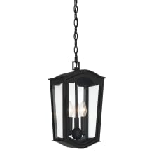 Houghton Hall 3 Light 8-1/2" Wide Outdoor Pendant with Clear Glass