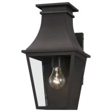 Gloucester 1 Light 15" Tall Outdoor Wall Mount with Clear Glass