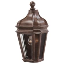 Harrison 1 Light 15" Tall Outdoor Wall Sconce with Clear Beveled Glass