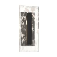 Temecula 18" Tall LED Outdoor Wall Sconce with Rock Crystalite Crystal Shade - ADA Compliant