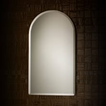 Cupola 22" x 12-1/2" Frameless Bathroom Mirror – with Anti-Fog Technology