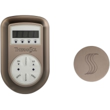 Signature Steam Shower Kit - Includes Control Panel and Round Steam Head