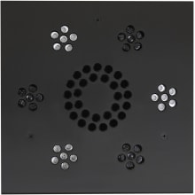 Serenity Square Steam Shower Speaker with LED Lights and Remote Control