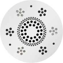 Serenity 1.8 GPM Single Function Round Rain Shower Head with Light and Sound