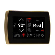 SignaTouch LCD Steam Shower Controller with Light, Sound, Steam, and Water Control