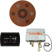 SignaTouch Steam Shower Kit - Includes Control Panel, Round Light and Sound Shower Head, and Digital Shower Valve