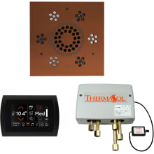 SignaTouch Steam Shower Kit - Includes Control Panel, Square Light and Sound Shower Head, and Digital Shower Valve