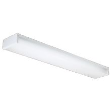 Energy Star 2 Light 48" Wide Fluorescent Flushmount Ceiling Light with Acrylic Diffuser