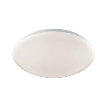 Kalona 13" Wide Integrated LED Flush Mount Bowl Ceiling Fixture with White Acrylic Diffuser