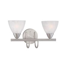 2 Light Bathroom Fixture from the Tia Collection