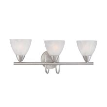 3 Light Bathroom Fixture from the Tia Collection