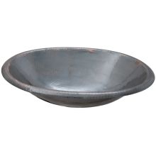Huacana 19" Undermount Hammered Copper Bathroom Sink - Less Drain