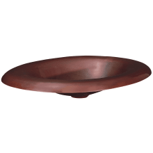 Limited Editions 19-1/4" Copper Drop-In Bathroom Sink