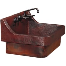 Legacy 30" Single Basin Copper Kitchen Sink for Drop-In Installations