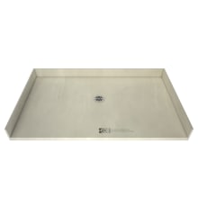 Redi Base 30" x 60" Rectangular Barrier Free Shower Base with Center Drain