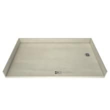 Redi Base 30" x 60" Rectangular Barrier Free Shower Base with Right Drain