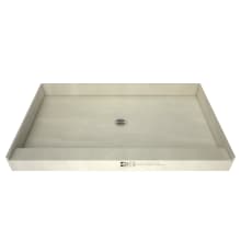 Redi Base 34" x 60" Rectangular Shower Base with Single Threshold and Center Drain
