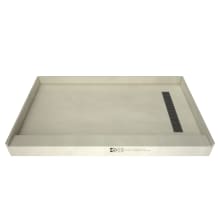 Redi Trench 34" x 60" Rectangular Shower Base with Single Threshold and Right Drain