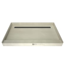 Redi Trench 72" x 48" Rectangular Shower Base with Single Threshold and Rear Drain
