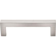 Square 3-3/4 Inch Center to Center Handle Cabinet Pull from the Asbury Series - 10 Pack