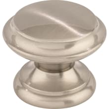 Flat 1-3/8 Inch Mushroom Cabinet Knob from the Asbury Collection